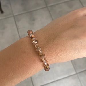 Alex and Ani copper beaded bracelet